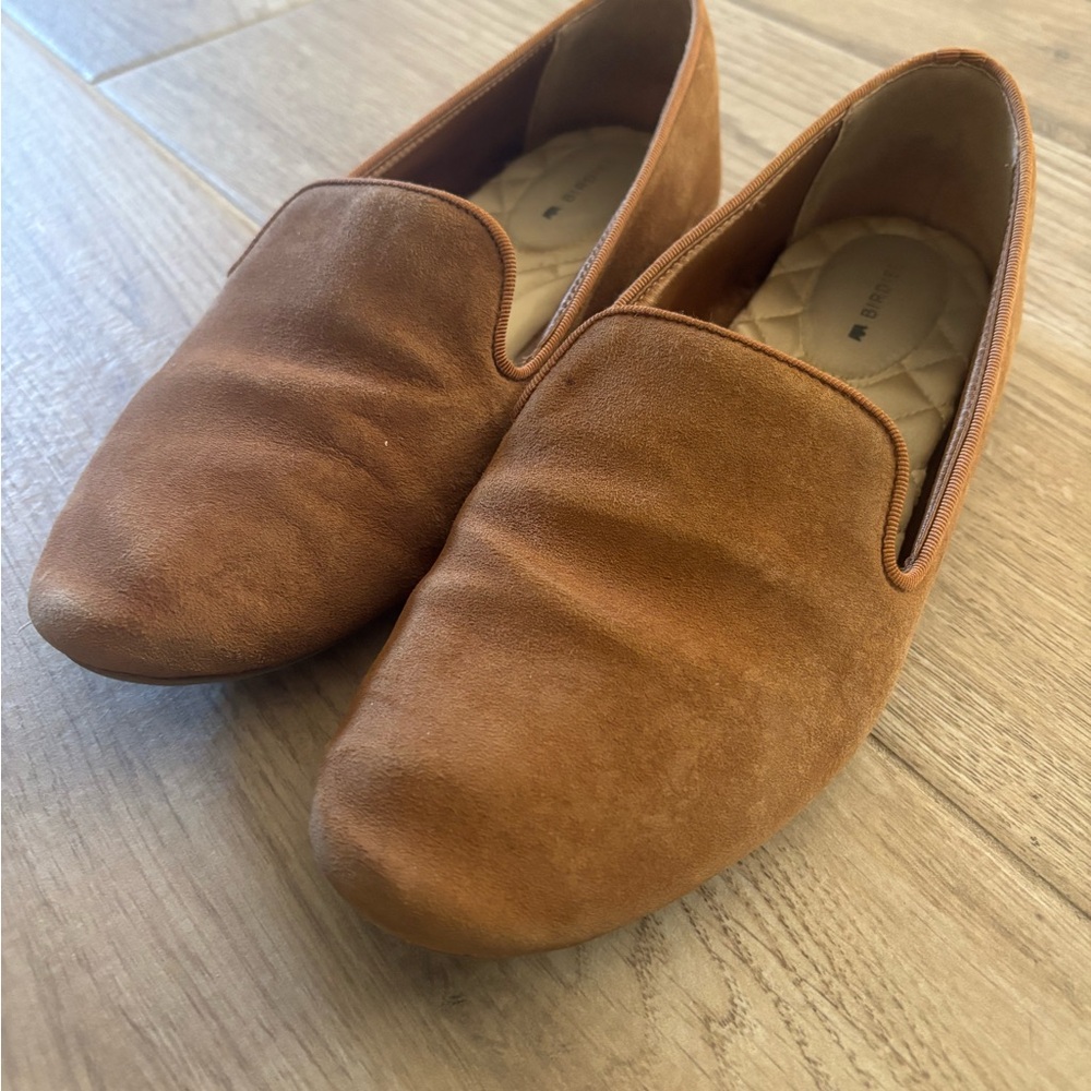 Brown Suede Birdies Loafers